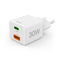 Hama Snellader 1X Usb-C Pd 1X Usb-A Qc Mini-Oplader 30 W Wit