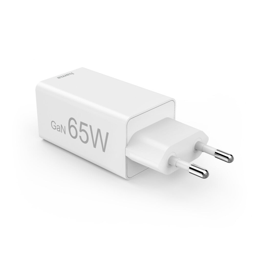 Hama Snellader 2X Usb-C Pd 1X Usb-A Qc Mini-Oplader 65W Wit