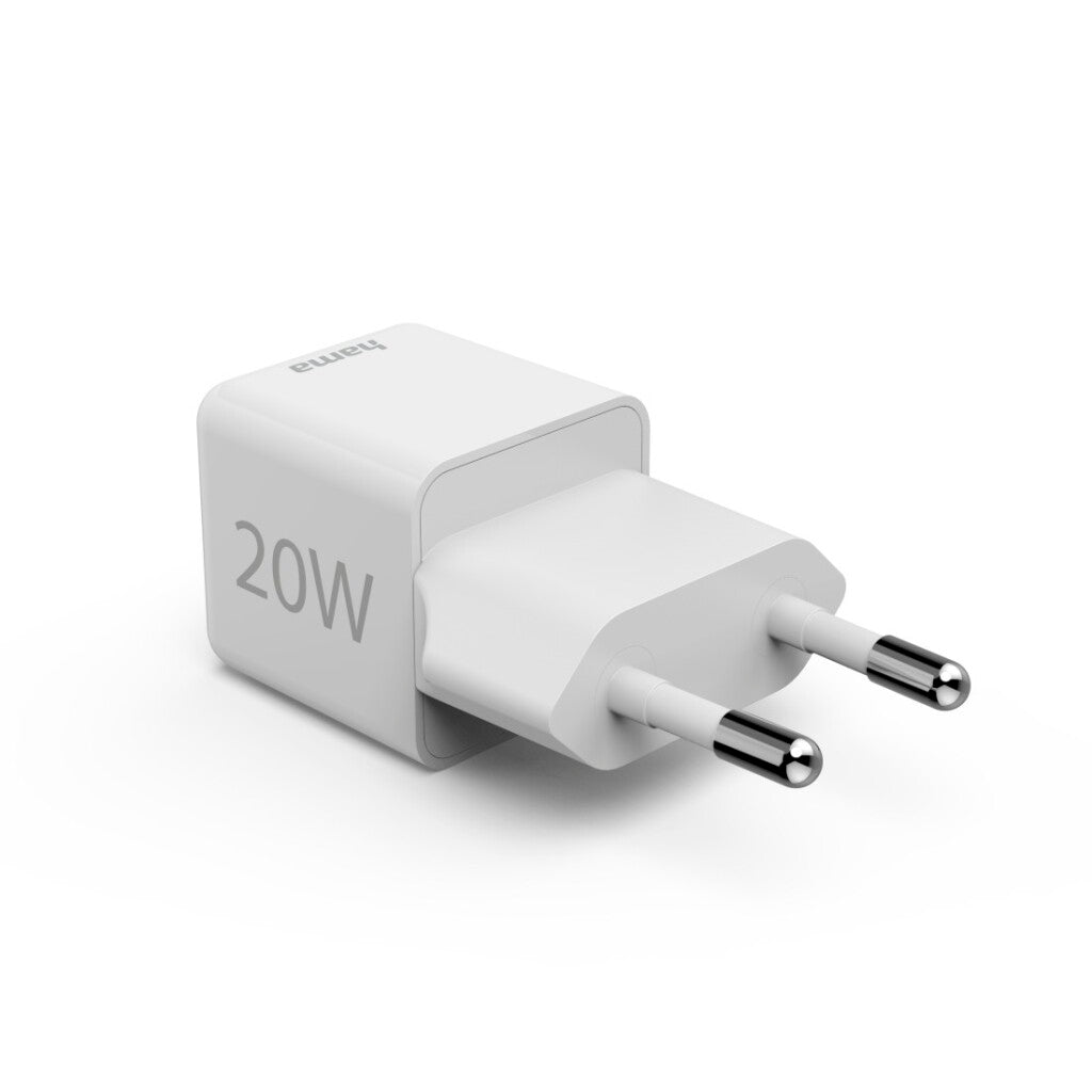 Hama Snellader Usb-C Pd/Qualcomm&Reg; Super-Mini-Charger 20 W Wit
