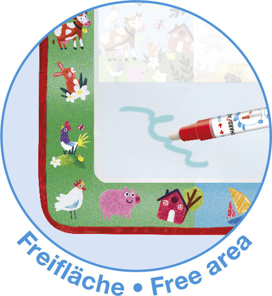 Eberhard Faber Ef-524130 Tekenmat Aquafun 32X32Cm Incl. 1 Waterstift