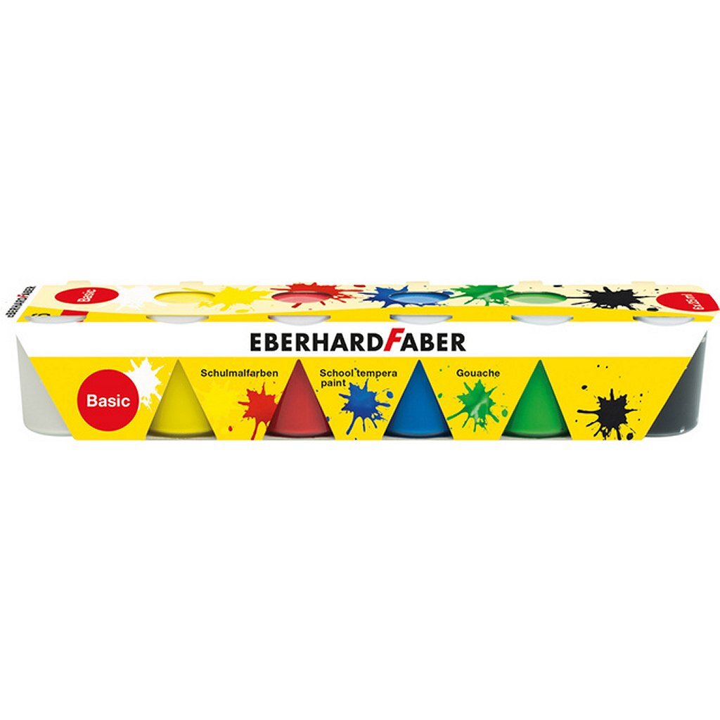 Eberhard Faber Ef-575509 Schoolverf Tempera 6 Potjes