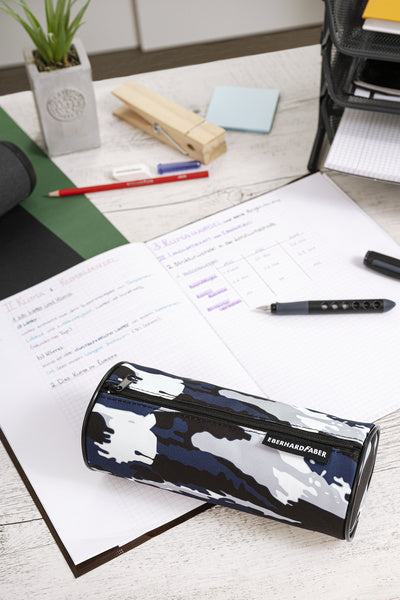Eberhard Faber Ef-577493 Etui Leeg Jumbo Camouflage Blauw/Grijs