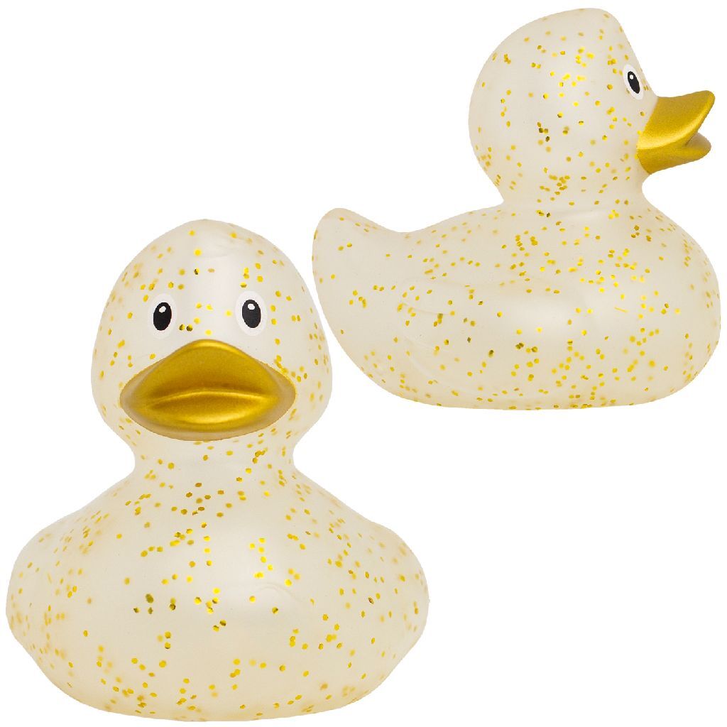 Lilalu Gouden Glitter Badeend