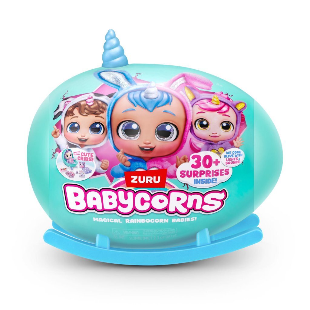 Zuru Babycorn Rainbocorn Pluche Knuffel + Licht En Geluid