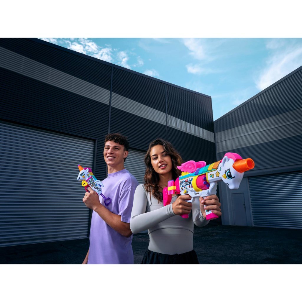 Zuru X-Shot Blastercorn Rizz Master + 24 Darts + Licht