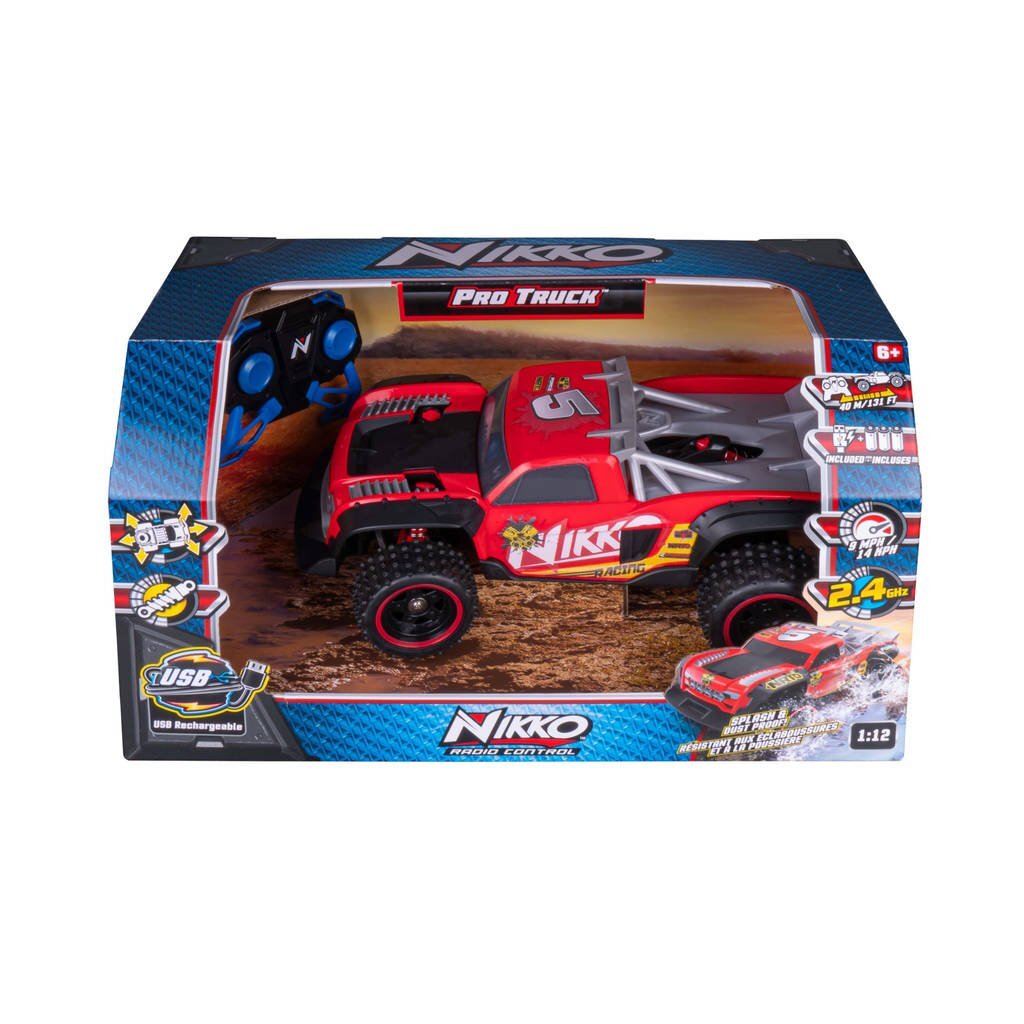 Nikko Rc Pro Truck 1:12 Rood/Zwart