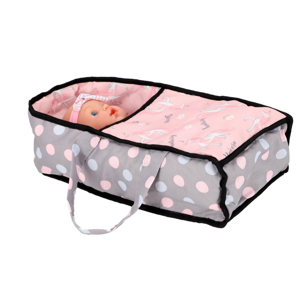Overige Merken 2In1 Poppenwagen 66.5X37X69 Cm Grijs/Roze