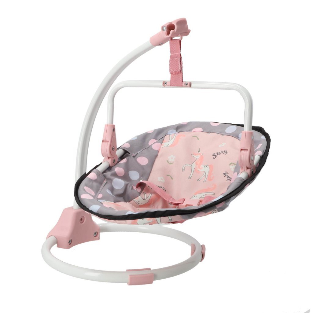 Overige Merken 3In1 Poppenstoel 42X40X40 Cm Grijs/Roze