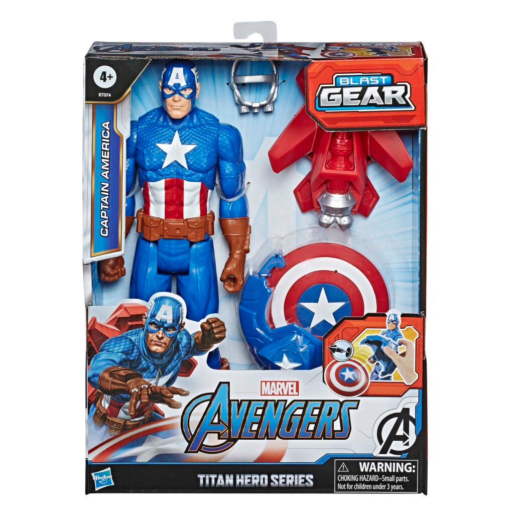 Hasbro Marvel Avengers Titan Hero Series Blast Gear Captain America