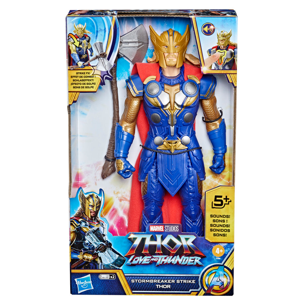 Marvel Avengers Titan Hero Thor Love And Thunder Stormbreaker Strike + Geluid