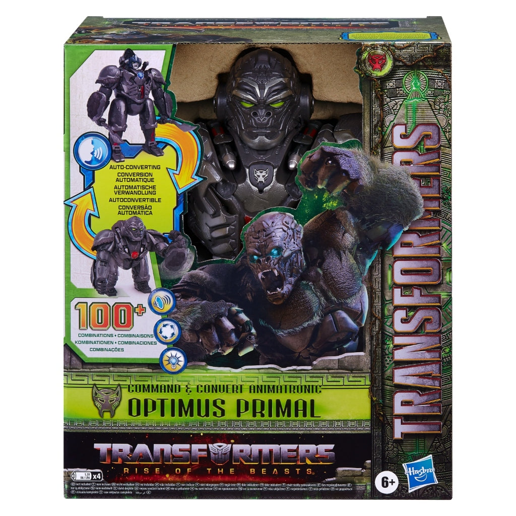 Hasbro Transformers Beast Alliance Optimus Primal Animatronic + Licht En Geluid