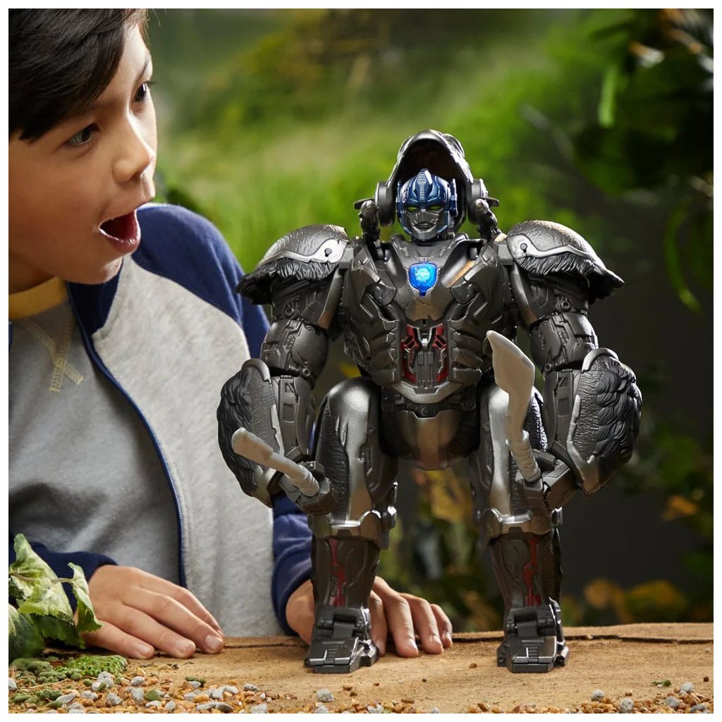 Hasbro Transformers Beast Alliance Optimus Primal Animatronic + Licht En Geluid