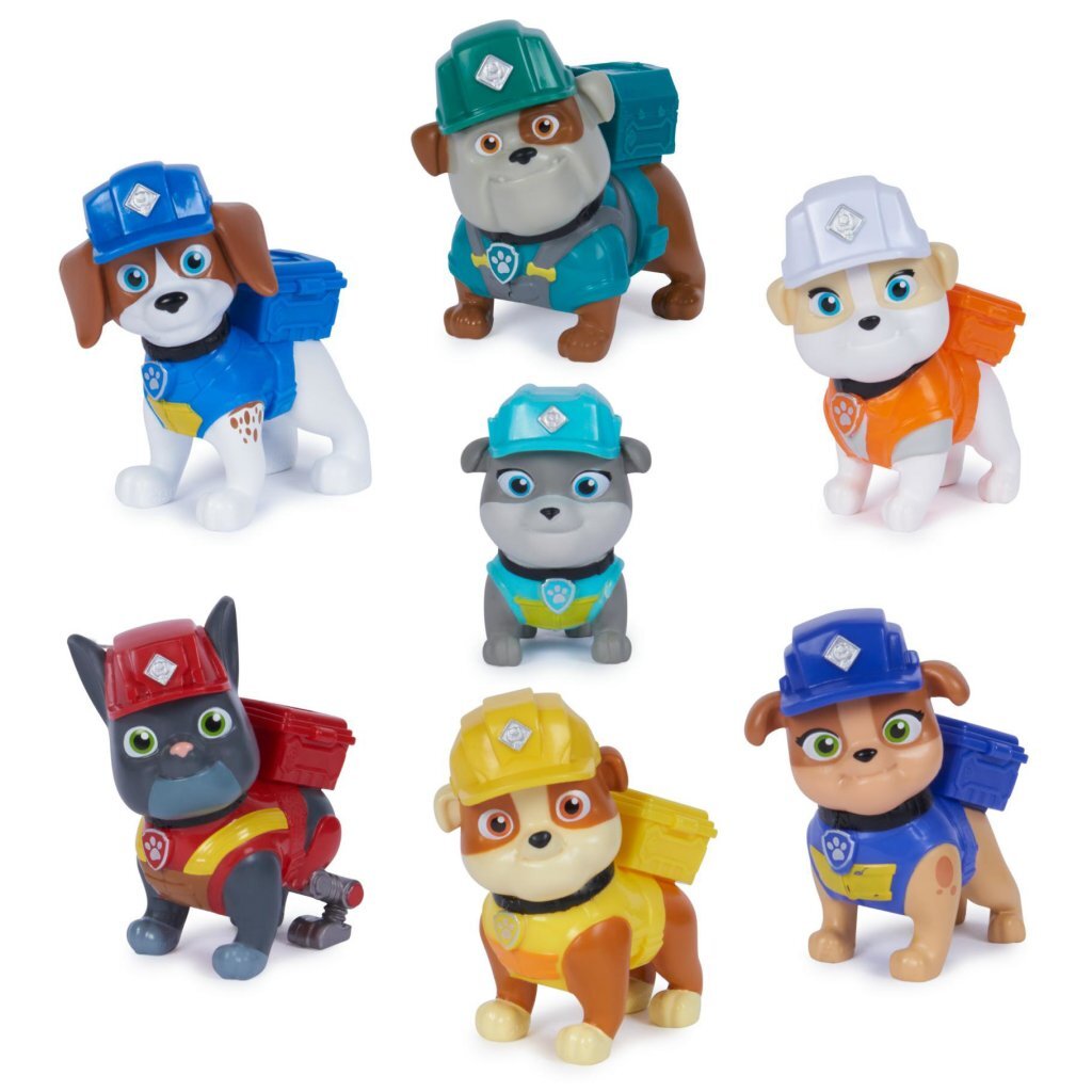 Paw Patrol Rubble And Crew Figuren 7 Stuks