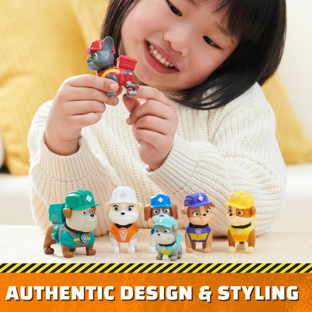 Paw Patrol Rubble And Crew Figuren 7 Stuks
