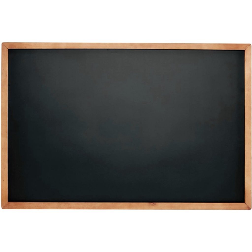 Seco Se-Chalka4 A4 Krijtbord Met Lijst Zwart/Hout