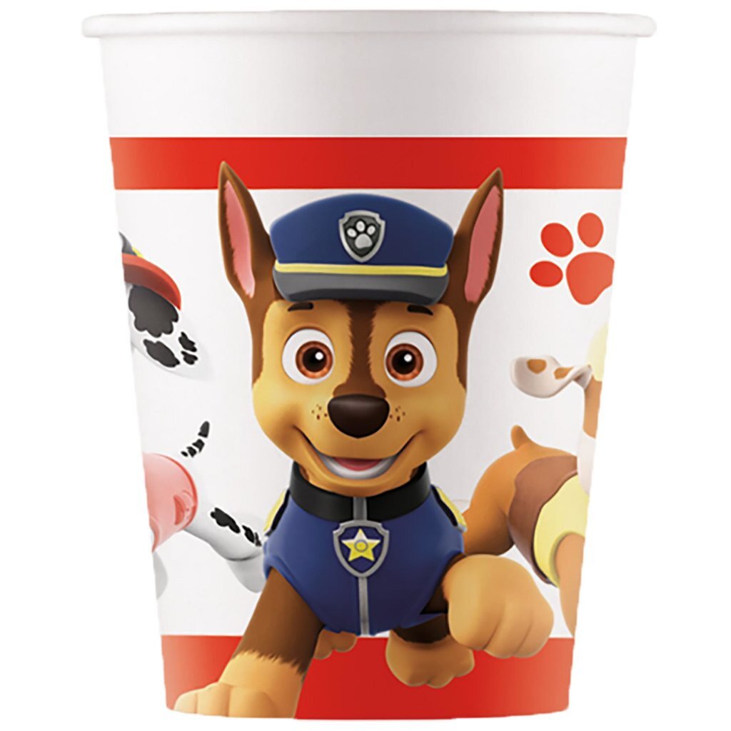 Paw Patrol Ready For Action Papieren Bekers 8 Stuks