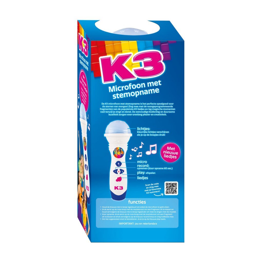 K3 Microfoon Met Stemopname + Licht