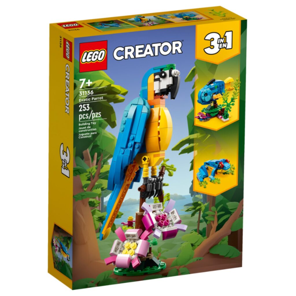 Lego Creator 31136 3In1 Exotische Papegaai