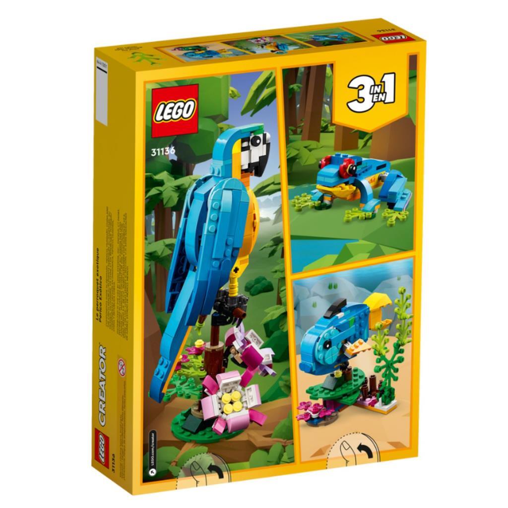 Lego Creator 31136 3In1 Exotische Papegaai
