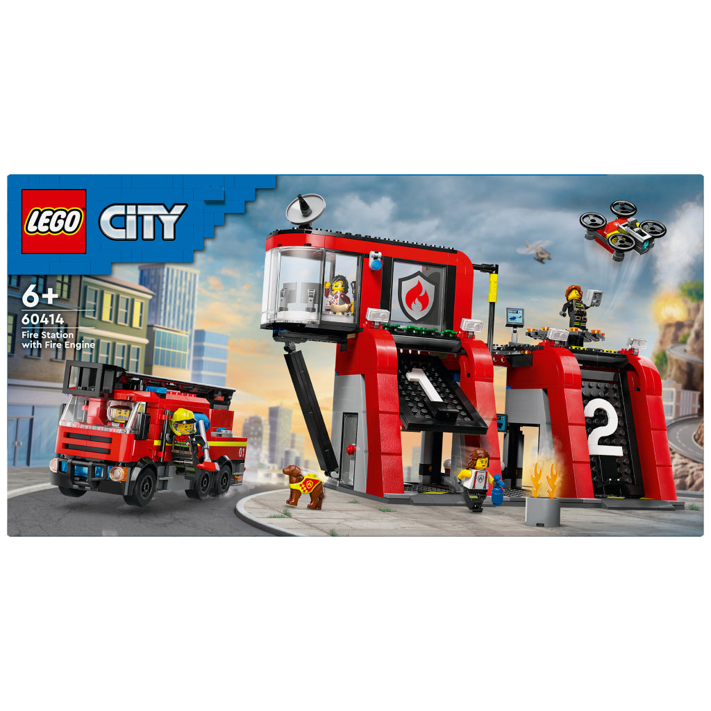 Lego City 60414 Brandweerkazerne En Brandweerauto