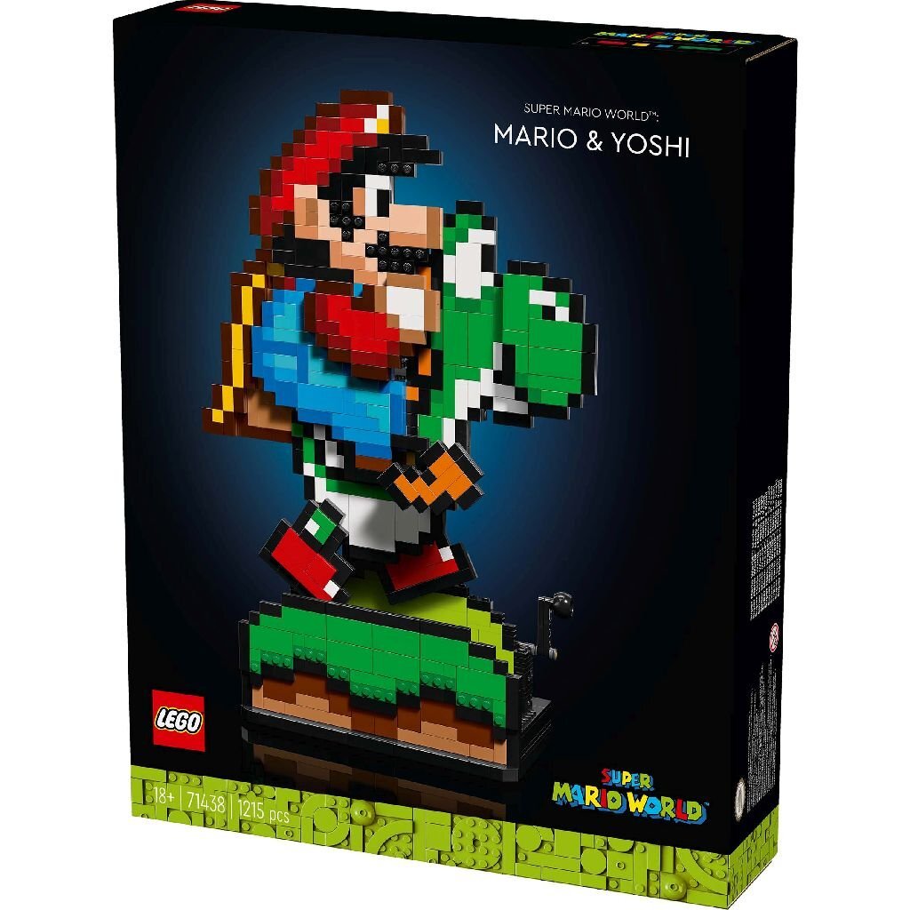 Lego Super Mario 71438 Mario En Yoshi Displaymodel