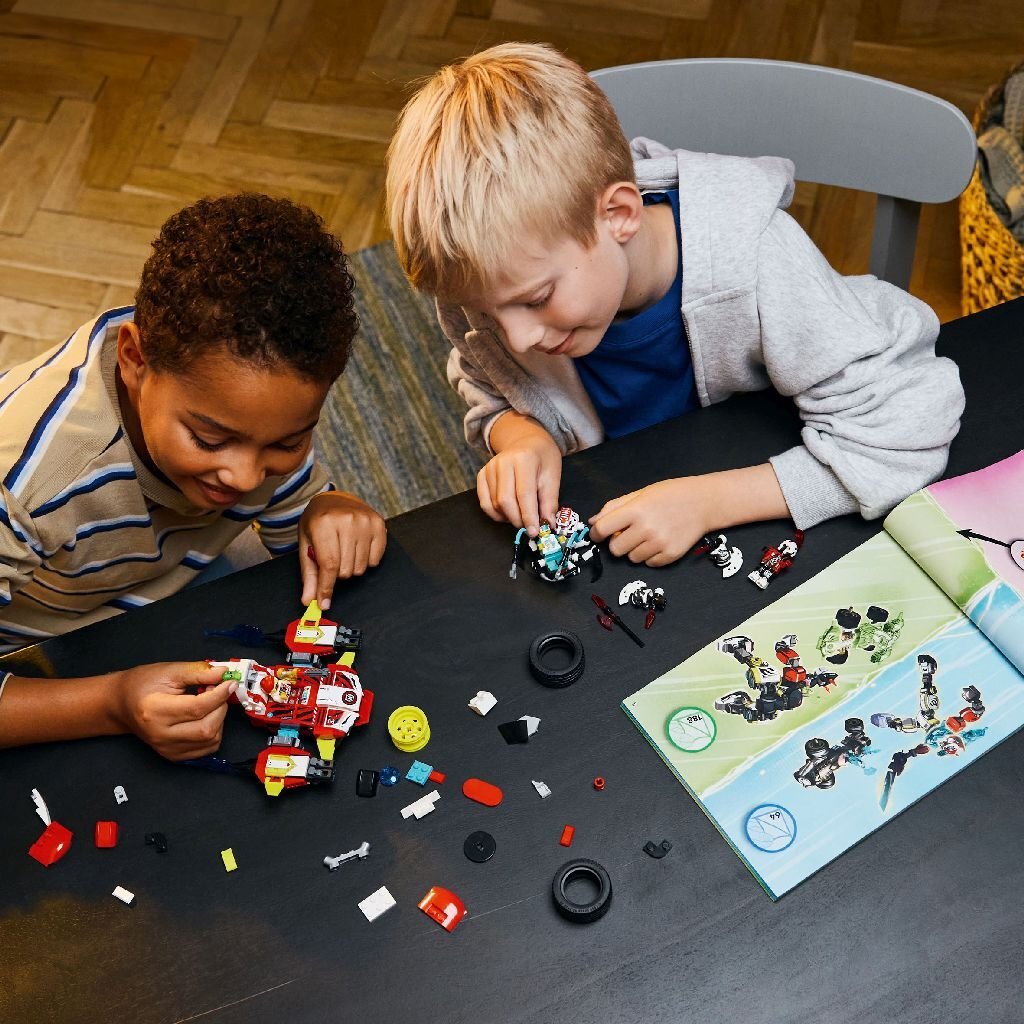 Lego Dreamzzz 71497 Coopers Tijgermecha En Zero'S Hot Rod Auto