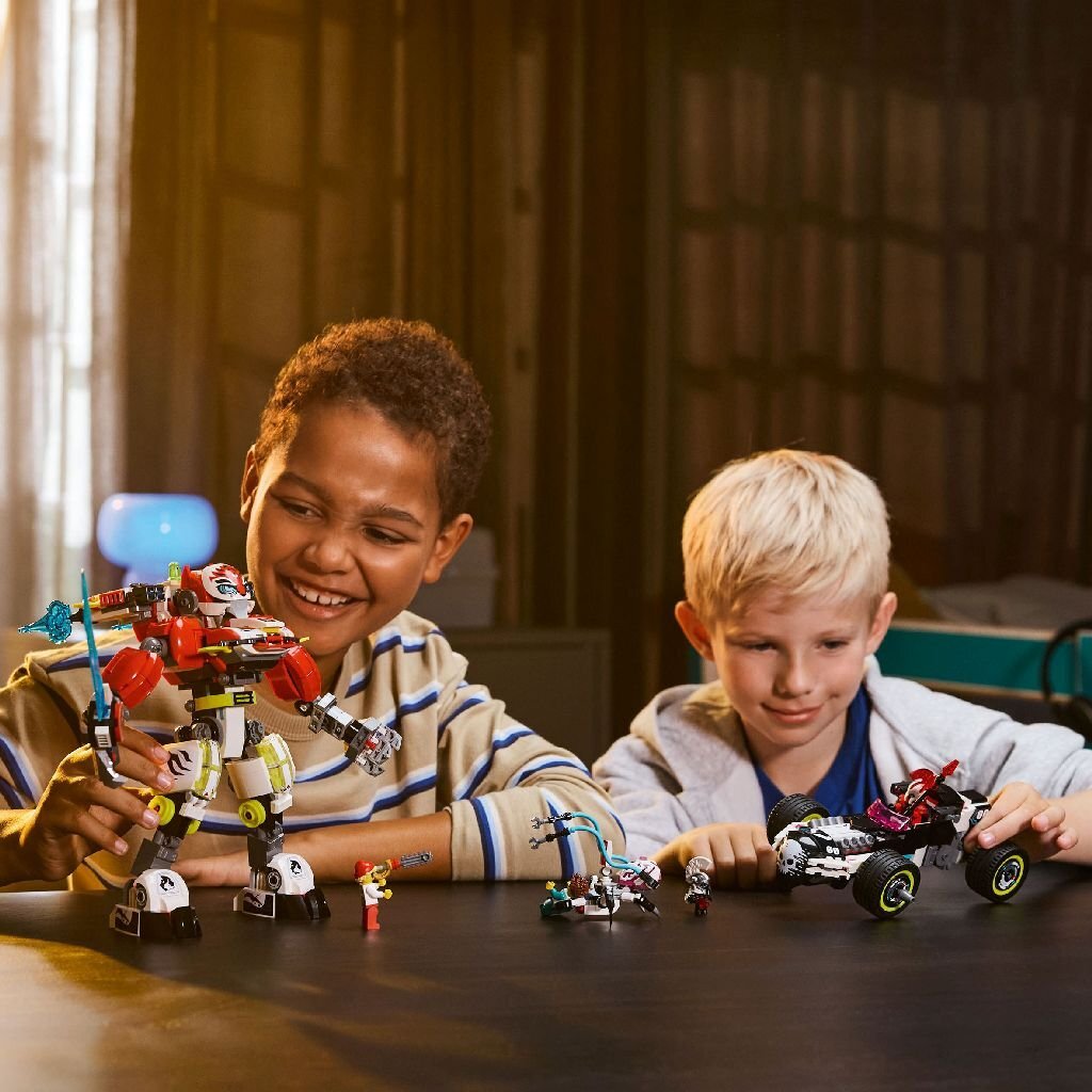 Lego Dreamzzz 71497 Coopers Tijgermecha En Zero'S Hot Rod Auto