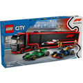 Lego City 60445 F1 Truck Met Rb20 En Amr24 F1 Auto'S