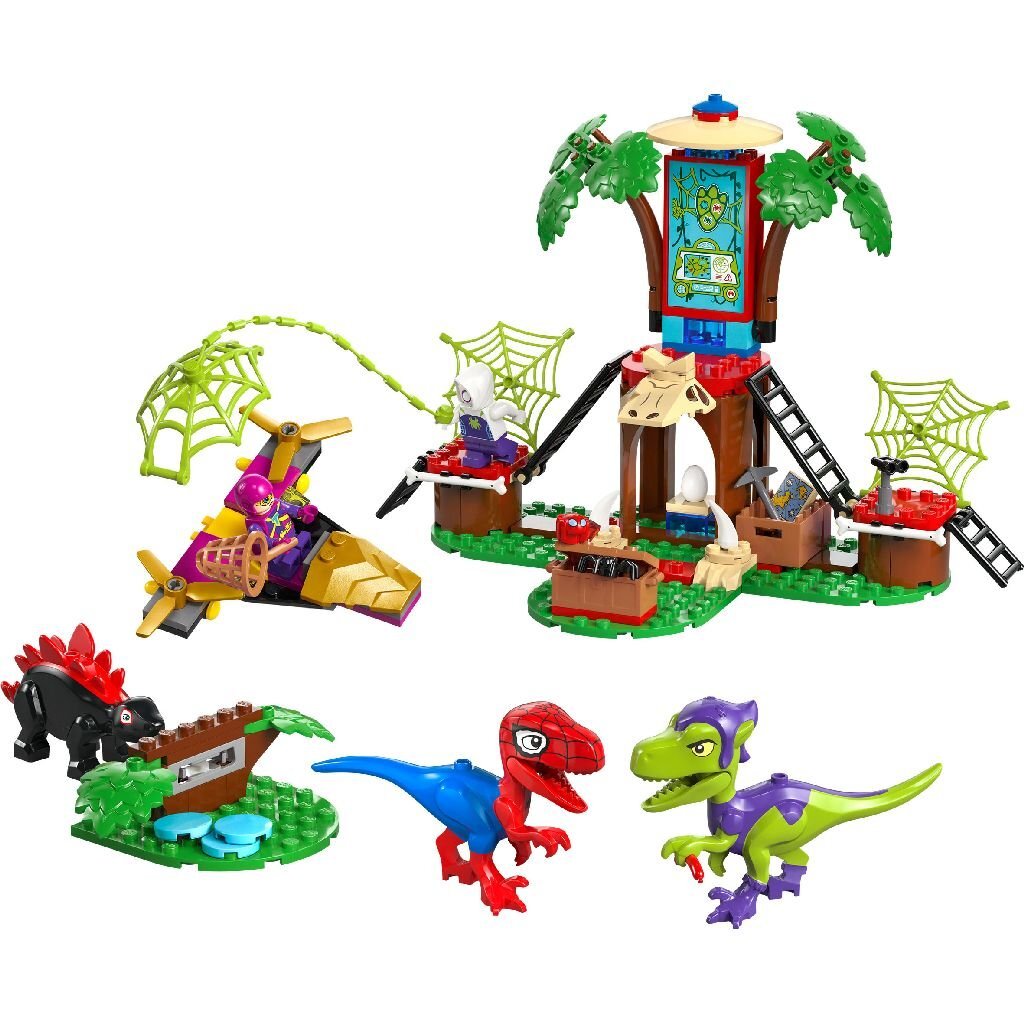 Lego Spidey And Friends 11200 Spidey En Gobby'S Raptorstrijd Bij De Boomhut