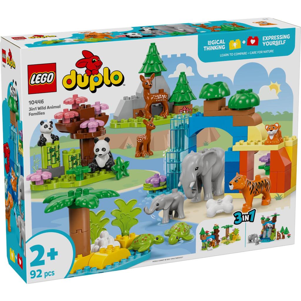 Lego Duplo 10446 3In1 Families Van Wilde Dieren