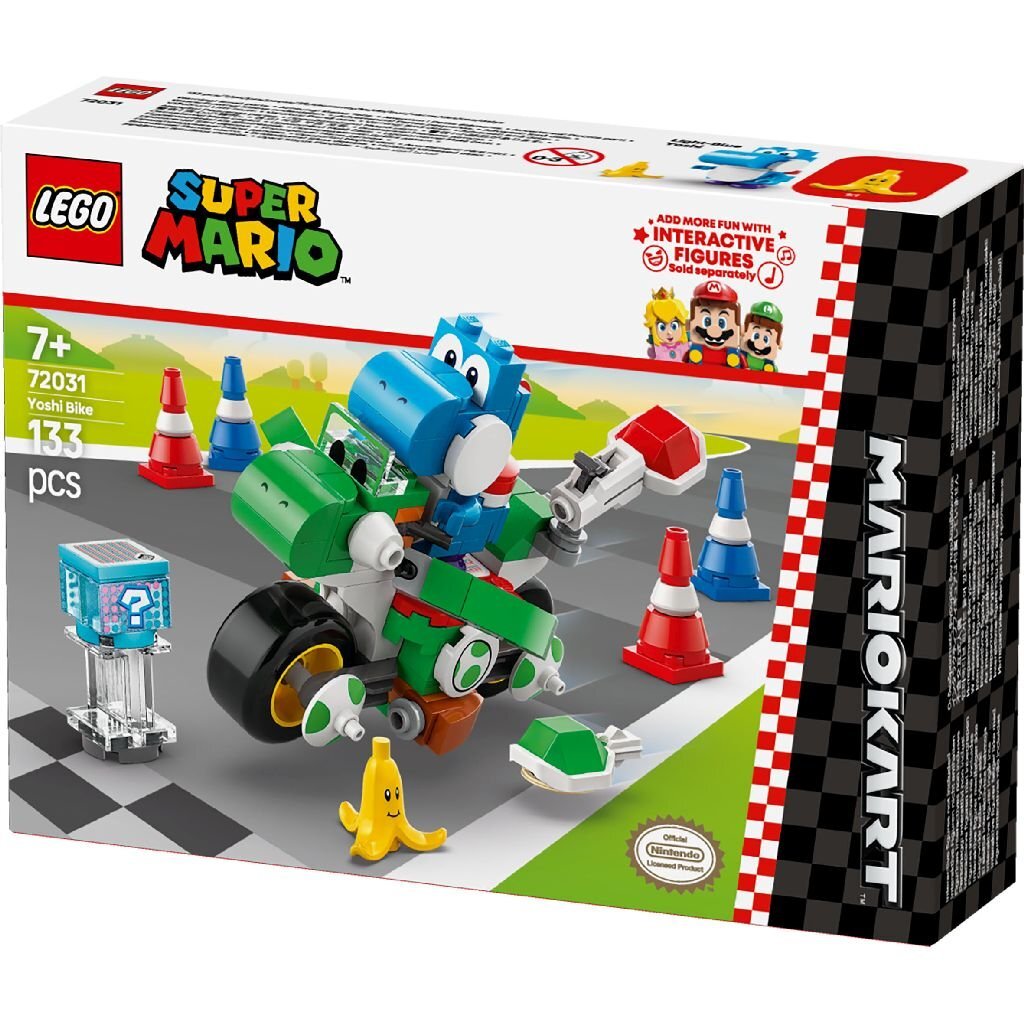 Lego Super Mario 72031 Mario Kart Yoshi-Crosser + Geluid