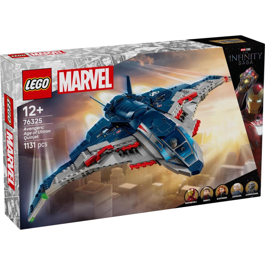 Lego Super Heroes 76325 Marvel Avengers Age Of Ultron Quinjet