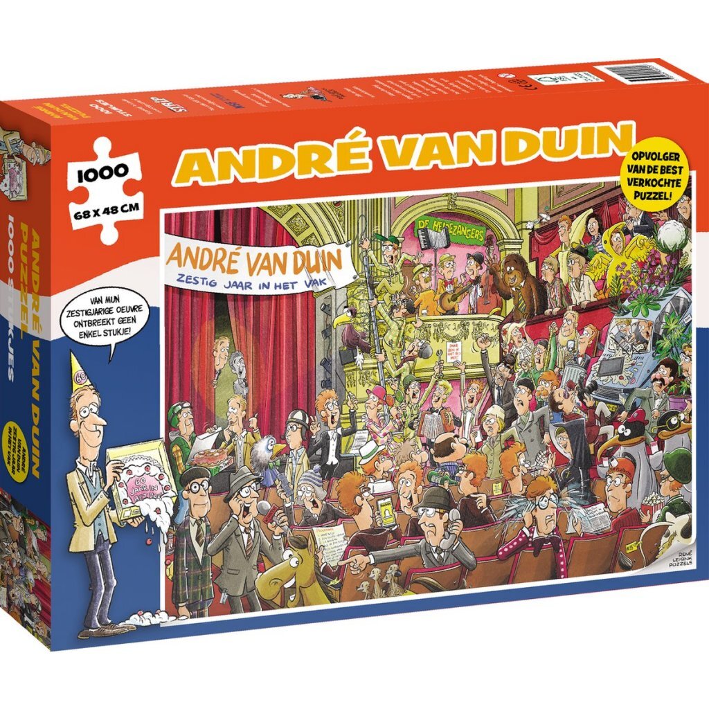 Overige Merken Puzzel Andre Van Duin 60 Jaar In Het Vak 1000 Stukjes