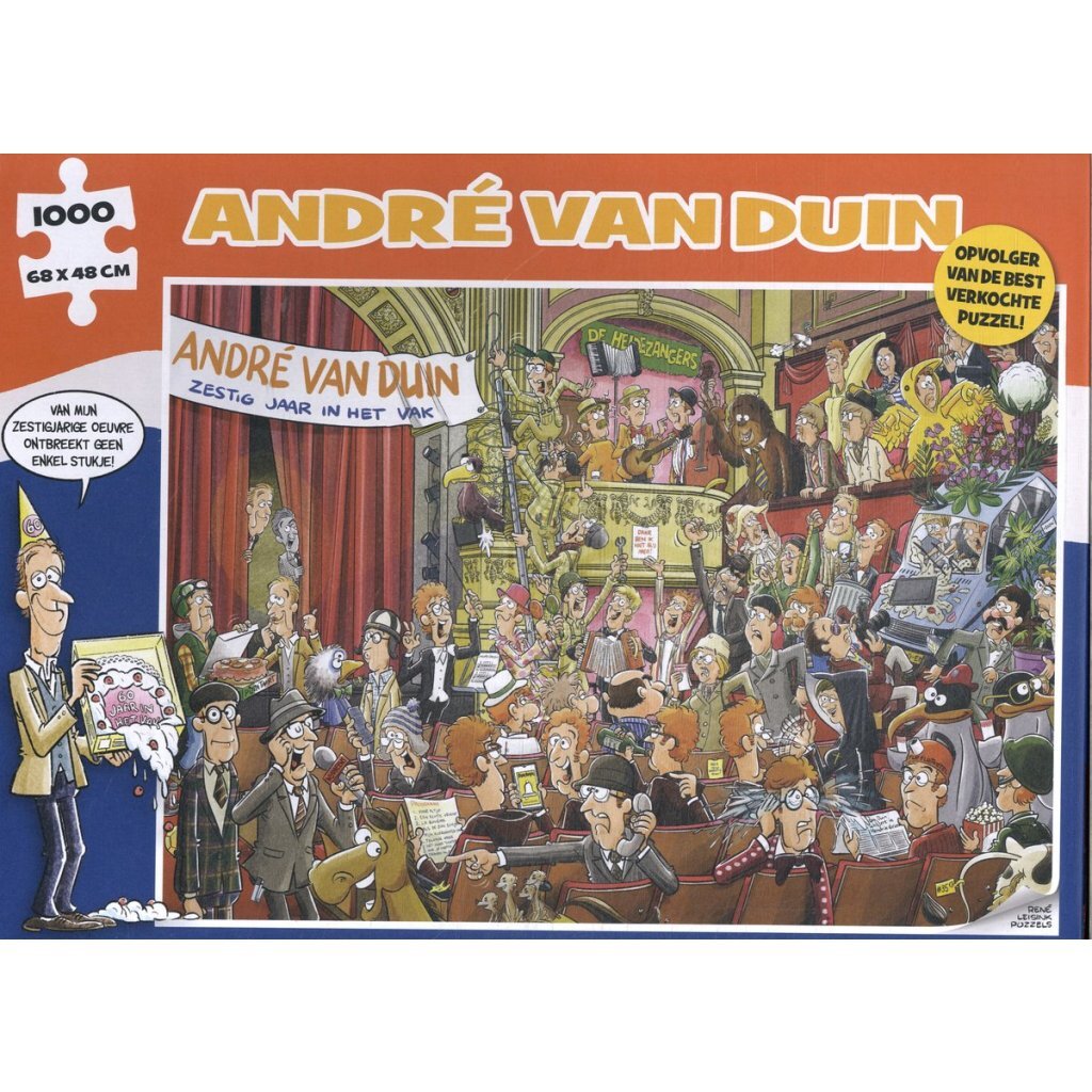 Overige Merken Puzzel Andre Van Duin 60 Jaar In Het Vak 1000 Stukjes
