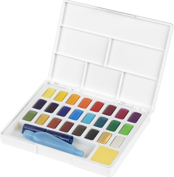 Faber Castell Fc-169724 Waterverf Faber-Castell In Box Met 24 Kleuren