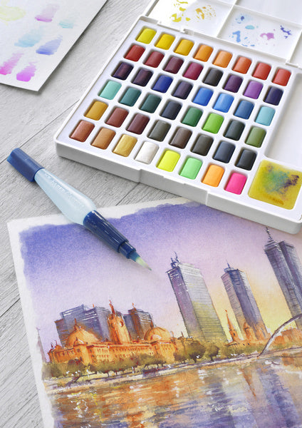 Faber Castell Fc-169748 Waterverf Faber-Castell In Box Met 48 Kleuren