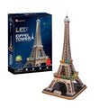 Cubic Fun 3D Led Puzzel De Eifeltoren 84 Stukjes
