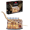 Cubic Fun Houten Led 3D Puzzel Natural Museum Brachiosaurus 216 Stukjes