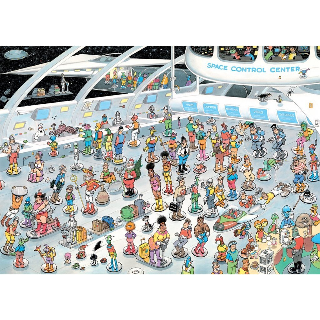 Jumbo Puzzel Jan Van Haasteren Geef Ons De Ruimte &Amp; Net Als In De Film 2X1000 Stukjes