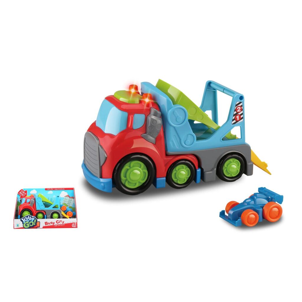 Overige Merken Kiddy Go Auto Transporter + Licht En Geluid 19.5 Cm