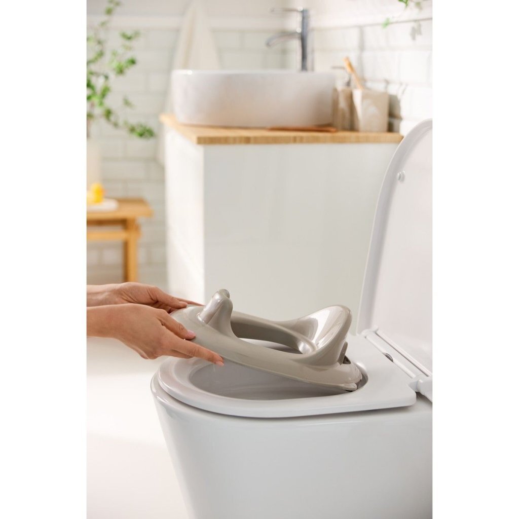 Rotho Tilo Toiletverkleiner Toilettrainer Cappuccino