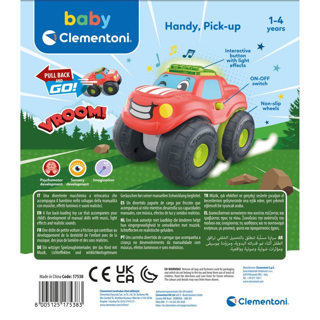 Clementoni Baby Pick Up Handy + Licht En Geluid