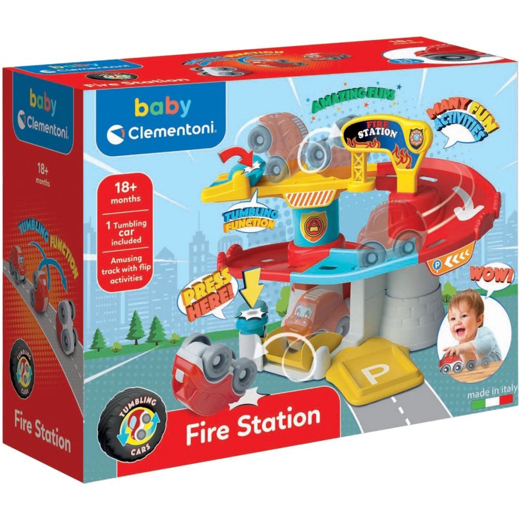 Clementoni Baby Garage Brandweerkazerne + Licht En Geluid