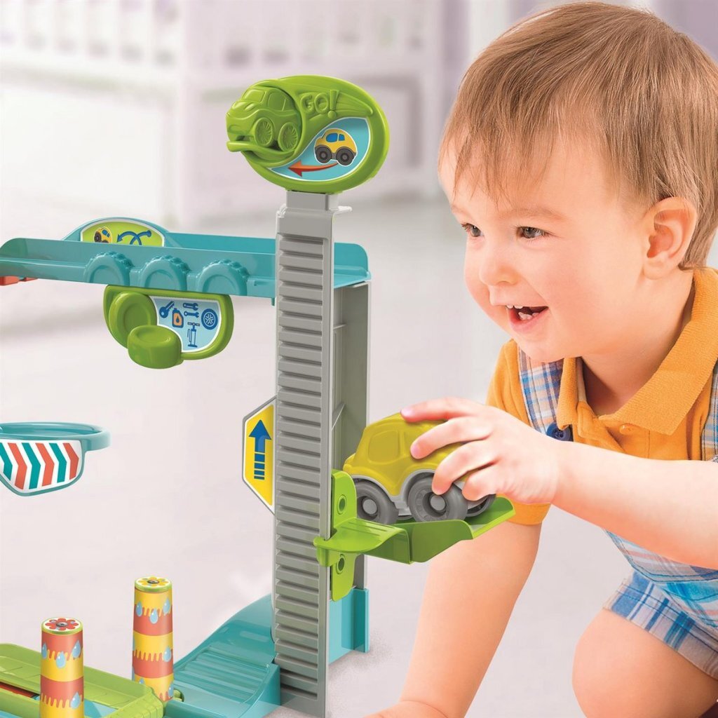 Clementoni Baby Garage Brandweerkazerne + Licht En Geluid