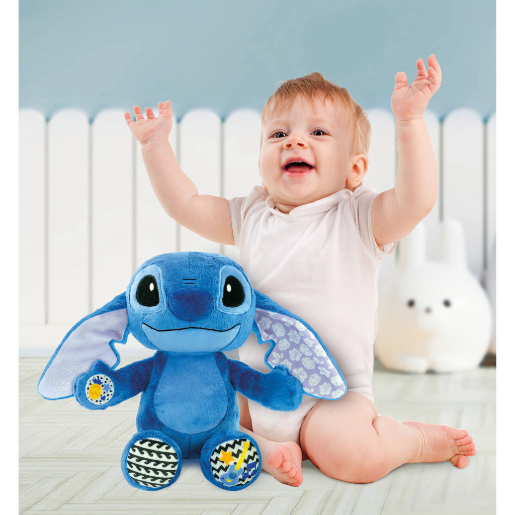 Clementoni Musical Activity Knuffel Disney Stitch + Geluid