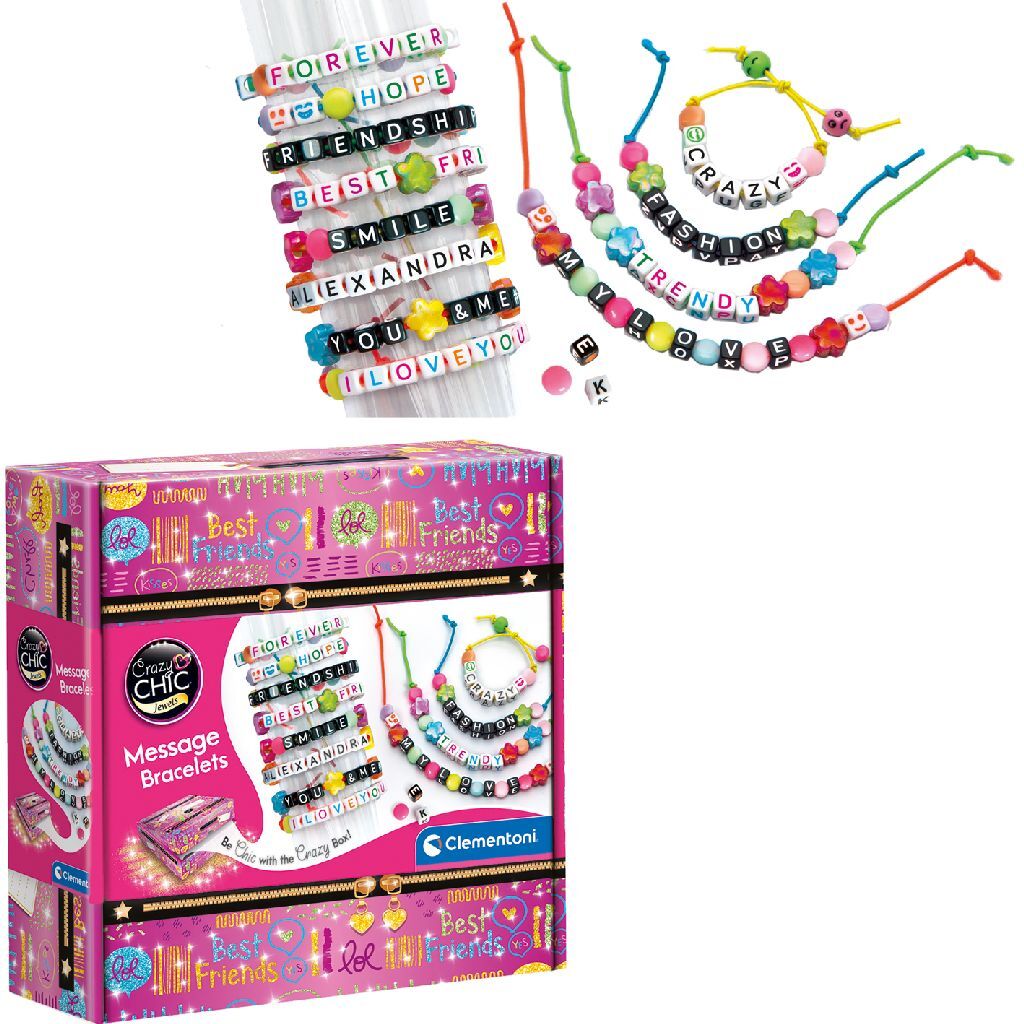 Clementoni Crazy Chic Message Bracelets