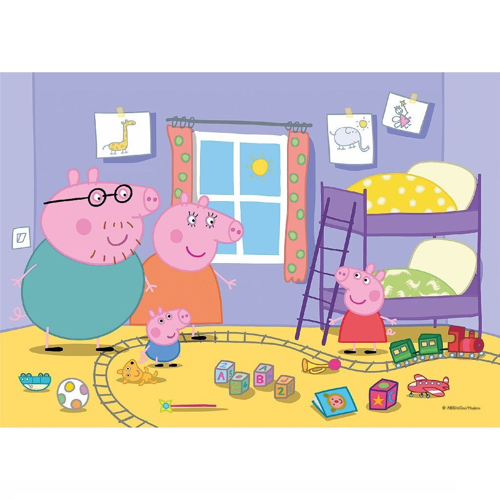 Clementoni Supercolor Puzzel Peppa Pig 2X20 Stukjes