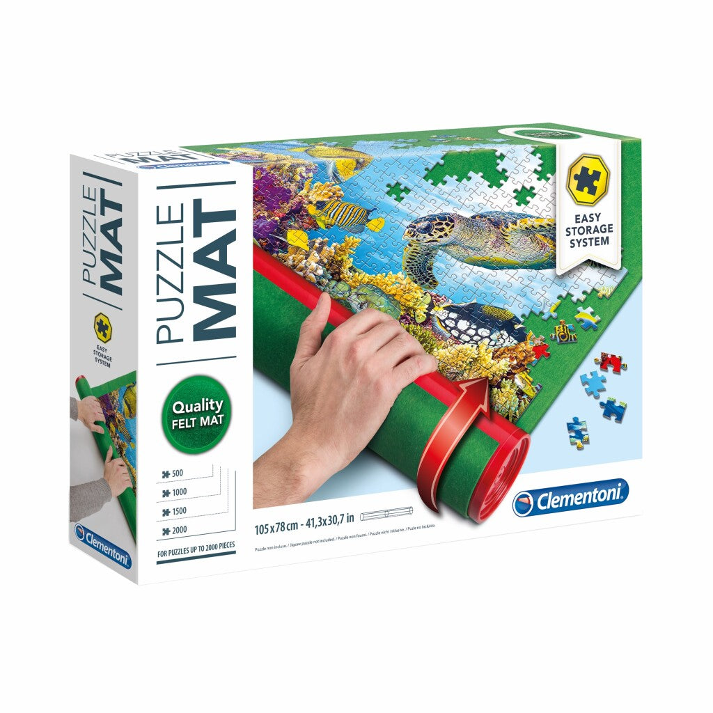 Clementoni Vilten Puzzel Mat 105X78 Cm Groen