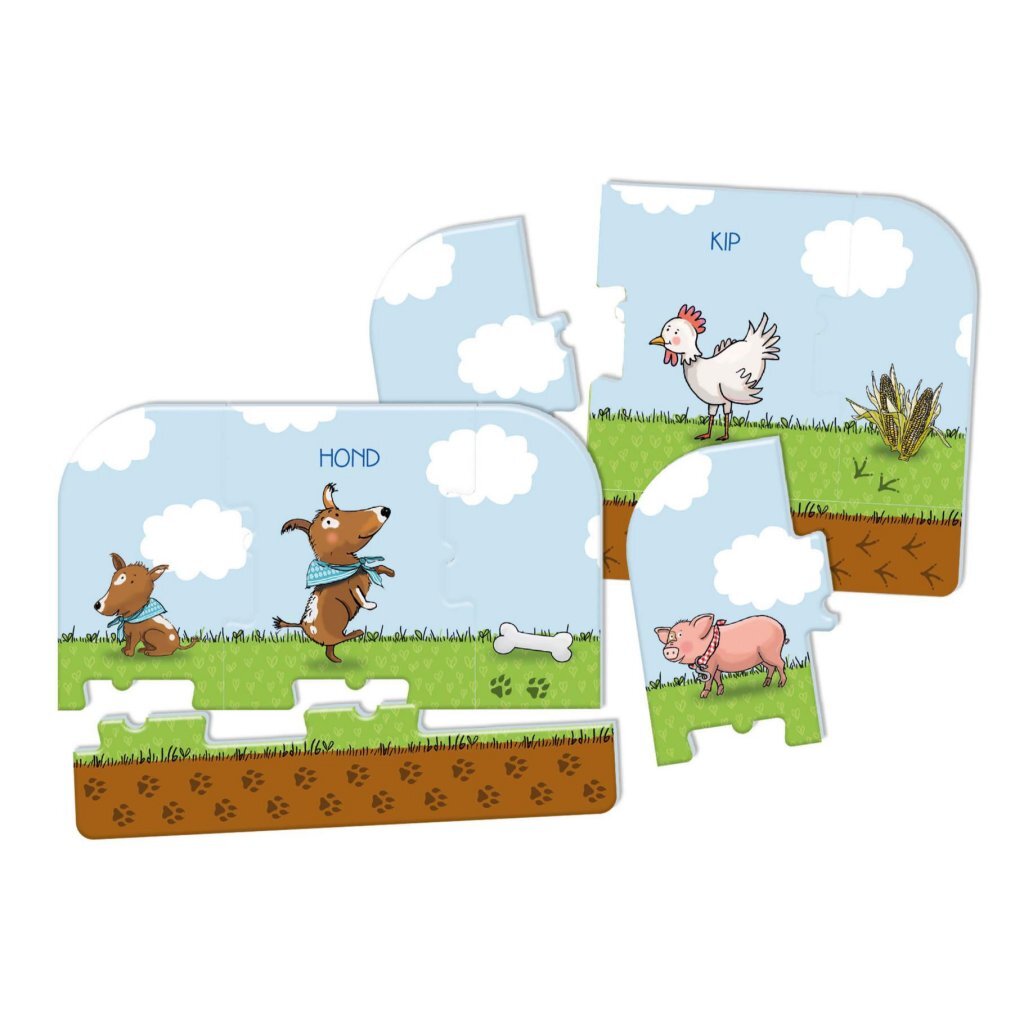 Clementoni Fien En Teun Op De Boerderij Puzzelspel