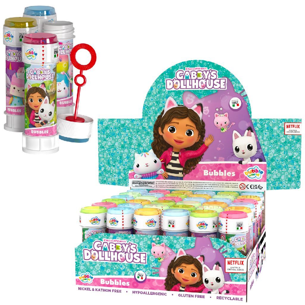 Gabby's Dollhouse Gabby'S Dollhouse Bellenblaas 60 Ml 36 Stuks